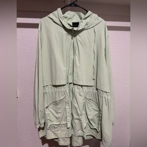 Lane Bryant rain coat. Mint green